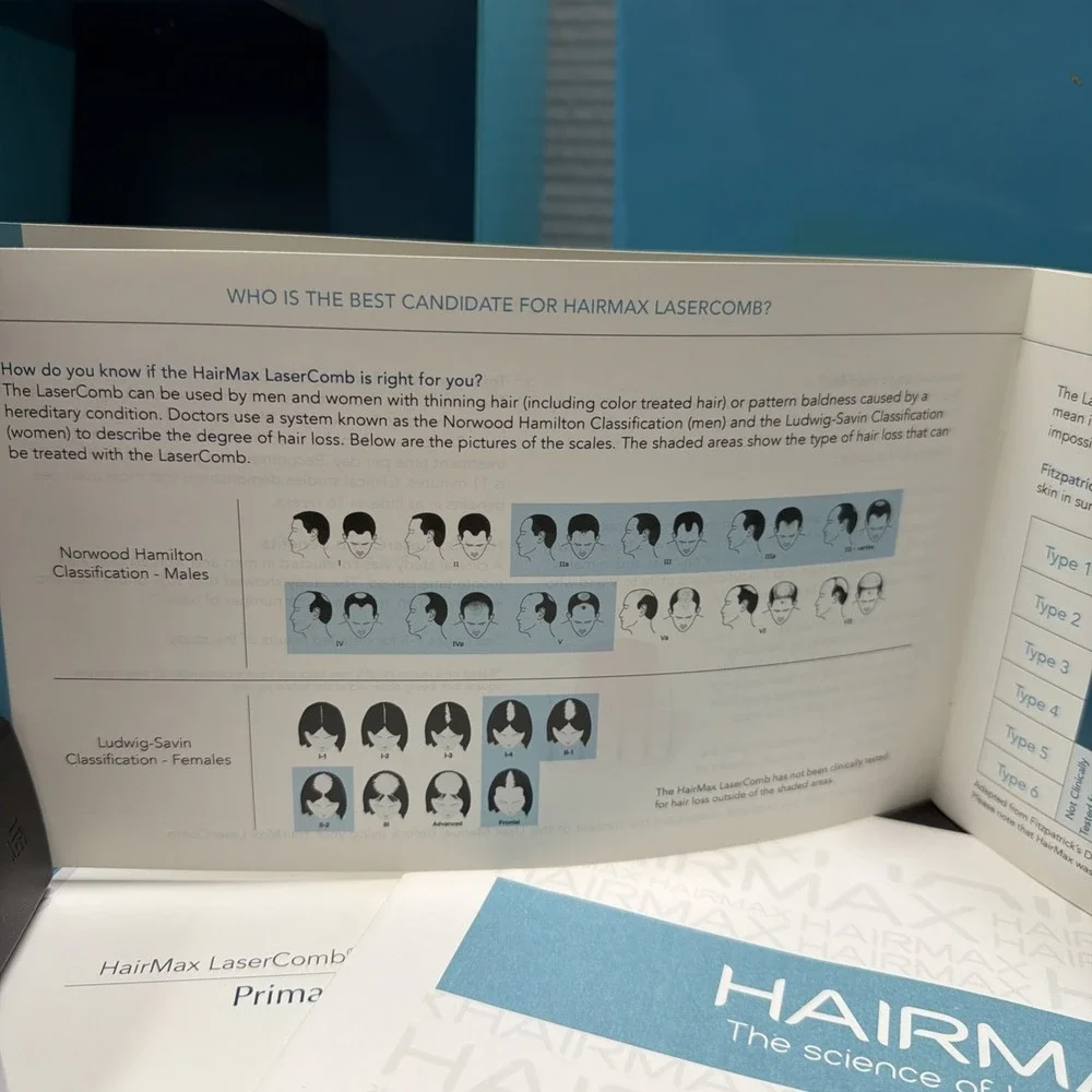 Authentic HairMax Laser Comb Ultimate 9- Hair Treatment-Excellent SEE PICTURES